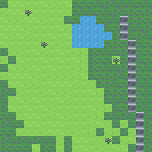 a block of the world, somewhere past the meadow